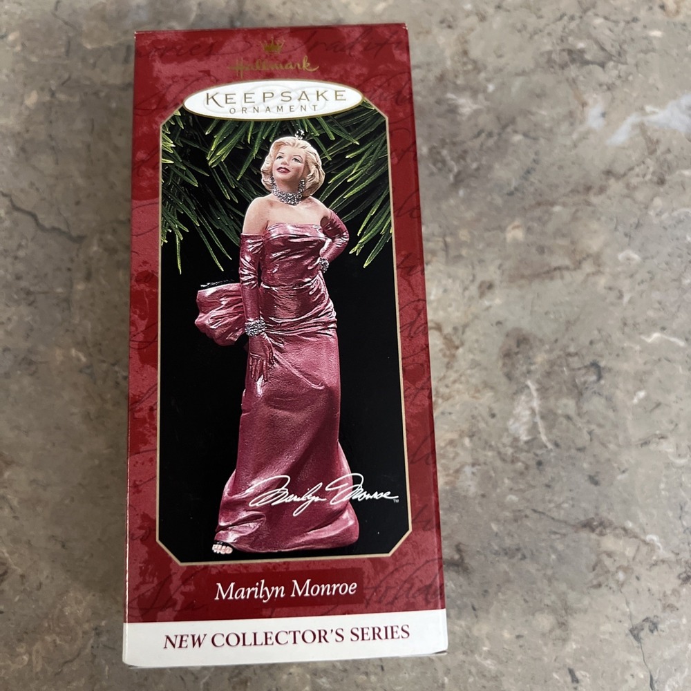 1997 Hallmark Marilyn Monroe Collector Series Christmas Ornament